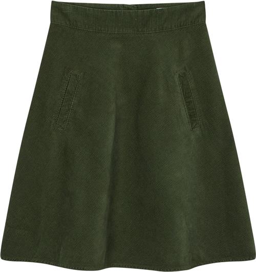 Mads Nørgaard - Copenhagen Mini Cord Stelly Skirt Kvinde Grøn Korte Nederdele Str 38 - hos Magasin