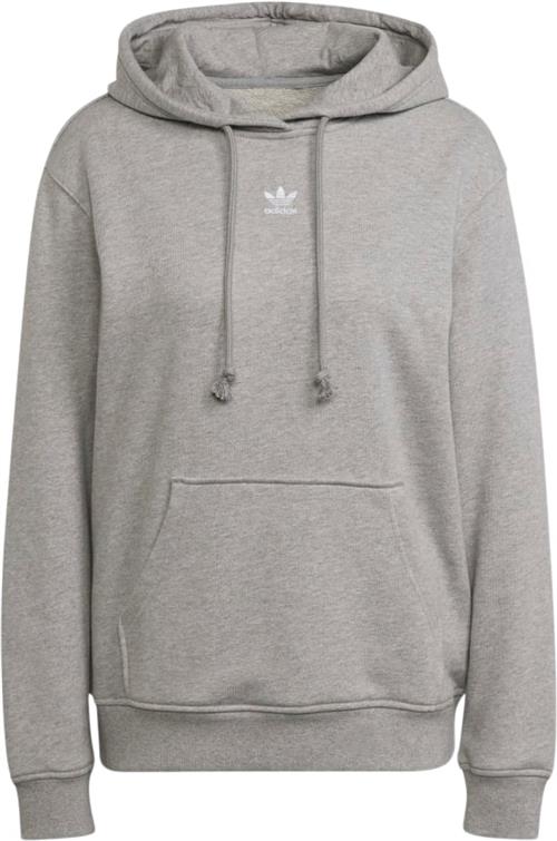 adidas Hoodie Kvinde Grey Hættetrøjer Str 40 - Bomuld hos Magasin