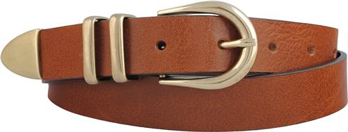 Se BOSSWIK D10210/25 Belt, Cognac 105 - Bælter Læder hos Magasin ved Magasin