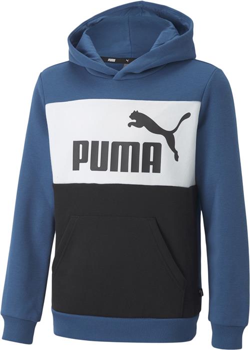 Puma Essentials+ Colourblock Hættetrøje 152 - Sweatshirts & Hættetrøjer hos Magasin