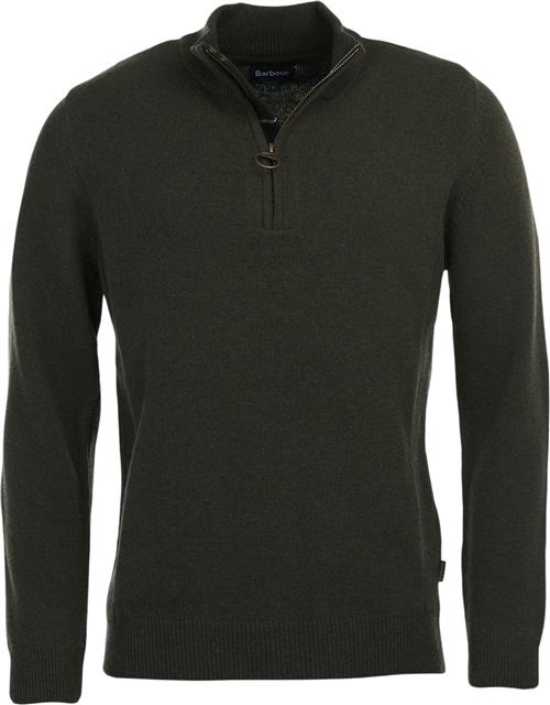 Barbour Barbour Holden Half Zip Mand Ol91 Turtlenecks Str L - Uld hos Magasin