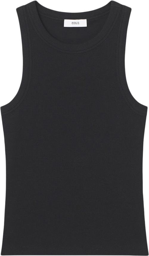 Envii Enally Racer TOP 5314 Kvinde Black Tanktoppe Str XL - hos Magasin