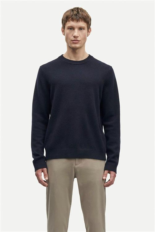 Samsøe Samsøe Isak Knit Sweater 15010 Mand Salute Sweaters Str L - hos Magasin