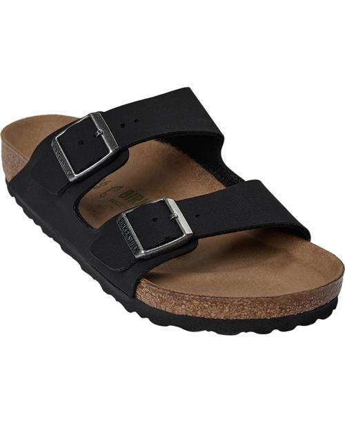 Birkenstock Arizona Bfbc Earthy Vegan Black VEG Kvinde Black Flade Sandaler Str 40 - hos Magasin