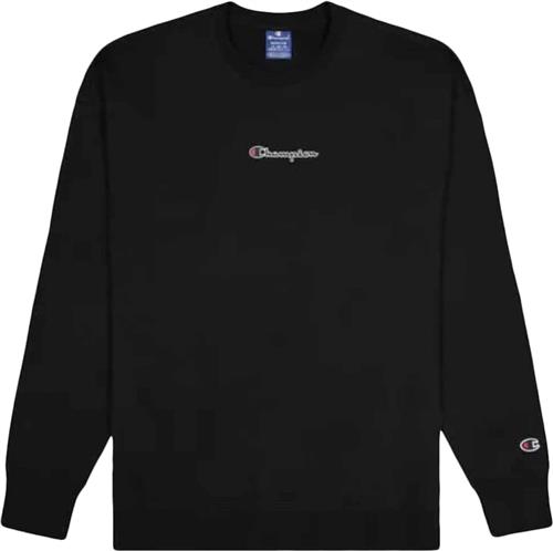 Champion Crewneck Sweatshirt Mand Black Sweatshirts Str M - Bomuld hos Magasin