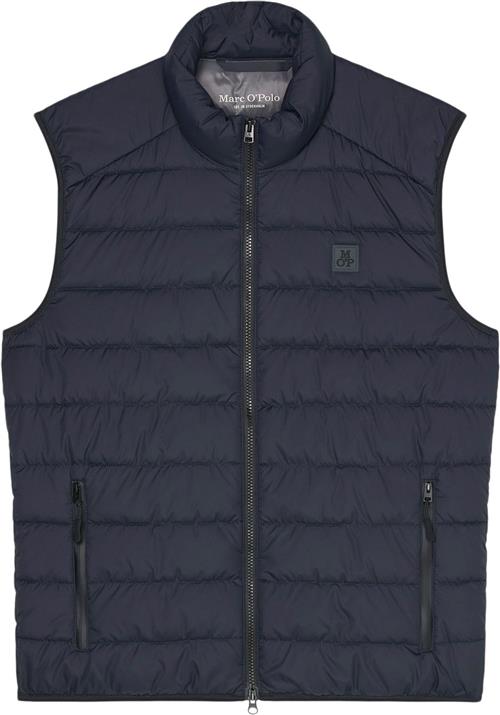 Se Marc O’Polo Vest, Sdnd, Standup Collar, zip po Mand Dark Navy Veste Str L - hos Magasin ved Magasin