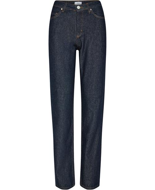 Envii Enbree Straight Jeans 6856 Kvinde Dark Blue Rinse Straight Jeans Straight Fit Str XS - Bomuld hos Magasin