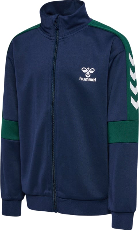 Hummel Hmlorton ZIP Jacket Str 8 år / 128 cm - Blå Sweatshirts hos Magasin