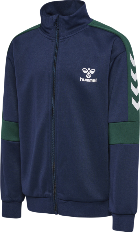 Hummel Hmlorton ZIP Jacket Str 10 år / 140 cm - Blå Sweatshirts hos Magasin