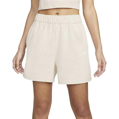 Nike Sportswear Jersey Shorts Kvinde Sanddrift/white Casual Shorts Str XS - Bomuld hos Magasin