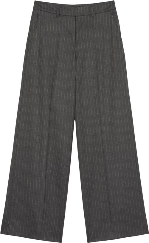 Marc O’Polo Pants, Modern Suiting Style, Wide l Kvinde Multi Bukser Med Brede Ben Str 40 - hos Magasin