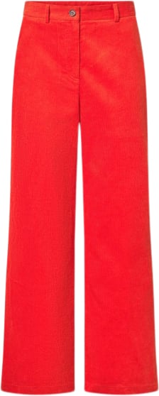 Nué Notes Porter Pants Kvinde High Risk Red Bukser Med Brede Ben Str 36 - hos Magasin