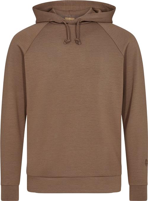 Mos Mosh Gallery Mmgabel Hood Sweat Mand Warm Camel Hoodies Str S - Viskose hos Magasin