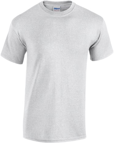 Se Gildan Gildan Heavy Cotton Adult Tshirt Kvinde Ash Grey (Heather) Kortærmede T-shirts Str S - hos Magasin ved Magasin