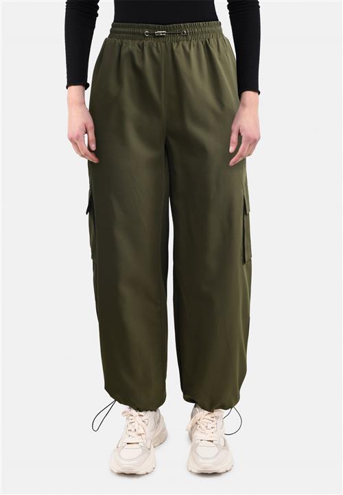 SisterS Point Necapa Kvinde Khaki Cargo Bukser Str XL - hos Magasin