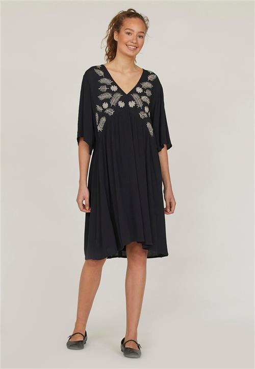 SisterS Point Inzadr Kvinde Black/bamboo Midi Kjoler Str M - hos Magasin