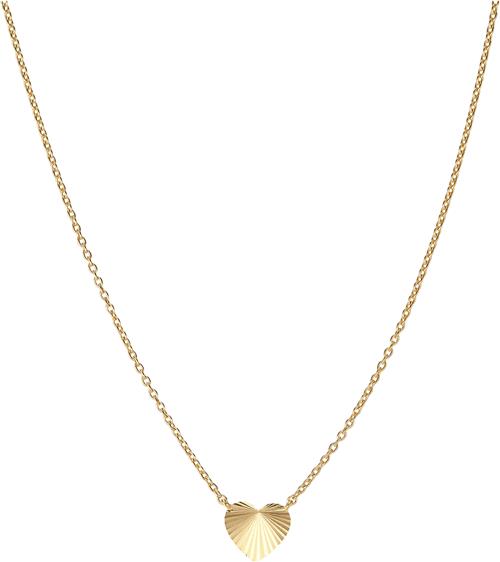 Jane Kønig Reflection Heart Necklace, Goldplated Sterling Silver One Size - Halskæder Med Vedhæng hos Magasin