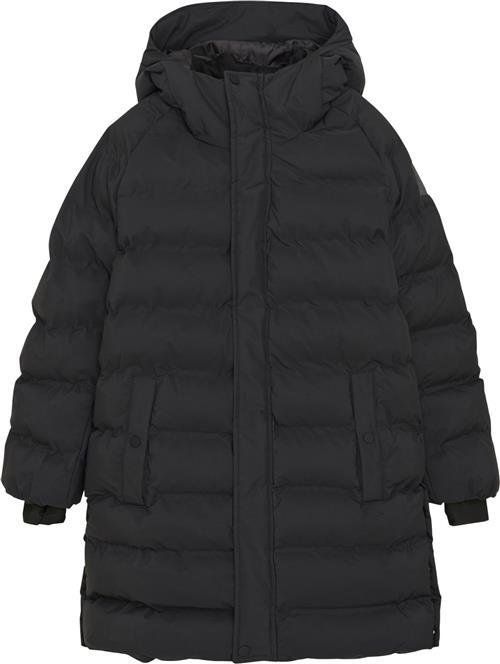 Color Kids Jr. Jacket Quilt - Long Str 134 - Phantom Vinterjakker hos Magasin