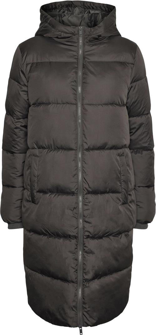 Pieces Pcbee NEW Long Puffer Jacket BC Kvinde Magnet Dunjakker Str L - hos Magasin