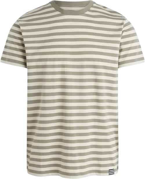 Se Mads Nørgaard - Copenhagen Organic Midi Thor Tee Mand Summer Sand/overland Trek Kortærmede T-shirts Str S - hos Magasin ved Magasin