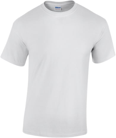 Gildan Gildan Heavy Cotton Adult Tshirt Kvinde White Kortærmede T-shirts Str S - hos Magasin