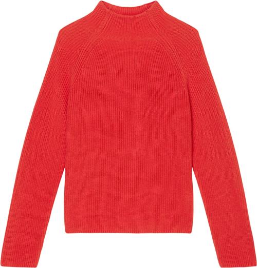 Marc O’Polo Pullover, Longsleeve, Standup Coll Kvinde Poppy Red Sweaters Str XS - hos Magasin