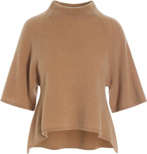 Bitte Kai Rand Cloud Cashmere Kvinde Salty Caramel Kortærmet Strik Str XL Cashmere - hos Magasin