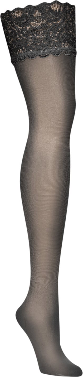 Wolford Satin Touch 20 Stayup Selvsiddende Strømper Str L - hos Magasin