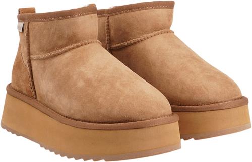 Lovelies Vens Suede Boots W/ Shearling Kvinde Chestnut Vinterstøvler Str 39 - Læder hos Magasin