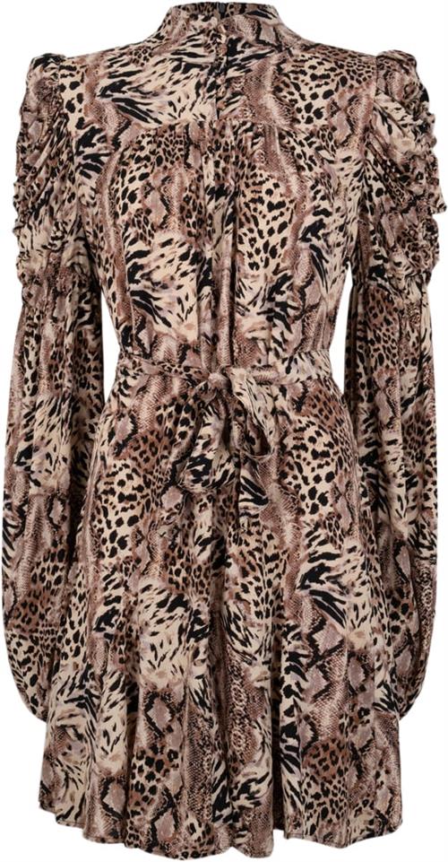 Cras Gwencras Dress Kvinde Wild Animal Korte Kjoler Str 42 - hos Magasin