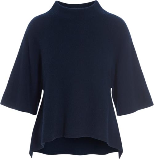 Bitte Kai Rand Cloud Cashmere Kvinde Ink Blue Kortærmet Strik Str S Cashmere - hos Magasin