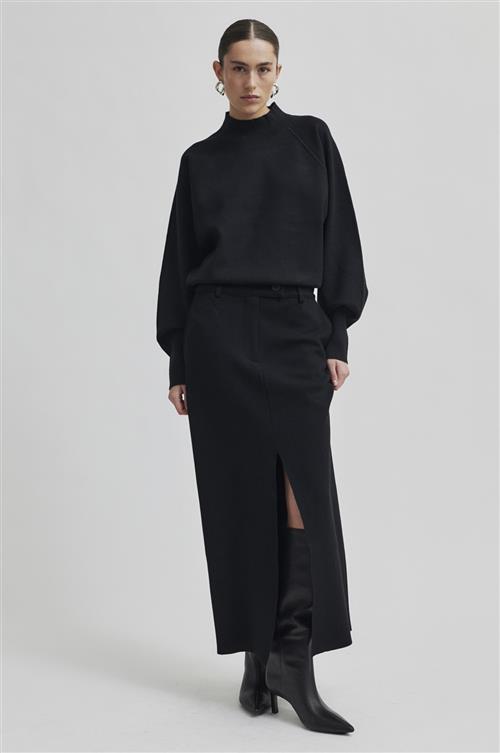 Second Female Fico Skirt Kvinde Black Maxi Nederdele Str L - hos Magasin