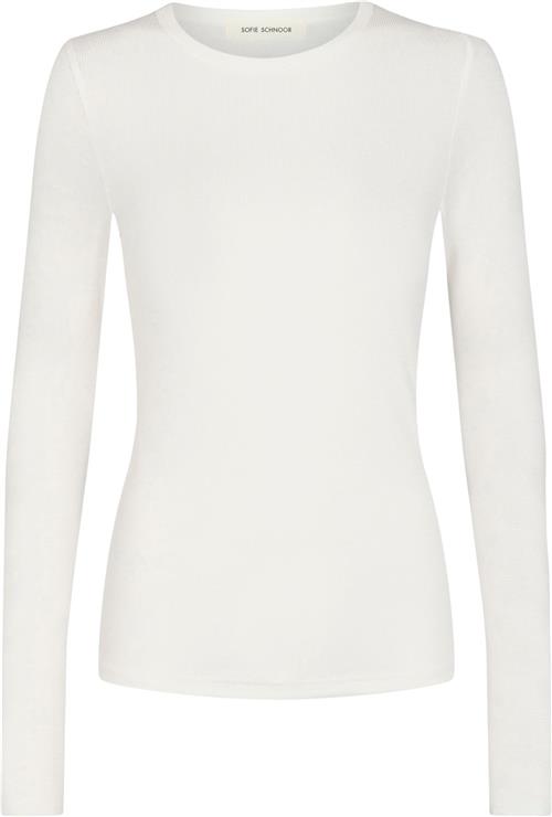 Se Sofie Schnoor Tshirt Long Sleeve Kvinde Hvid Langærmede T-shirts Str L - hos Magasin ved Magasin