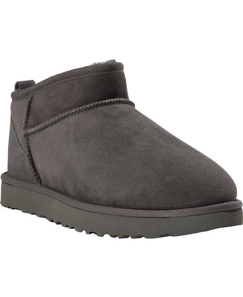 Se UGG W Classic Ultra Mini Kvinde Grey Vinterstøvler Str 43 - hos Magasin ved Magasin