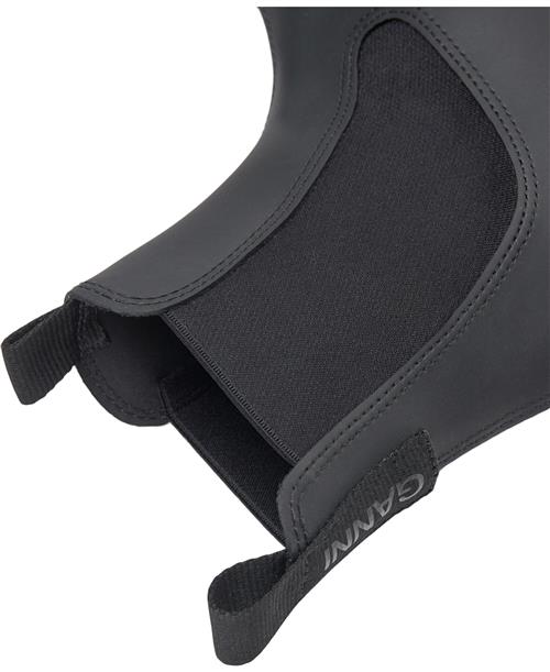 Se Ganni S1526 Recycled Rubber City Boots Kvinde 099 Chelsea Boots Str 39 - Gummi hos Magasin ved Magasin