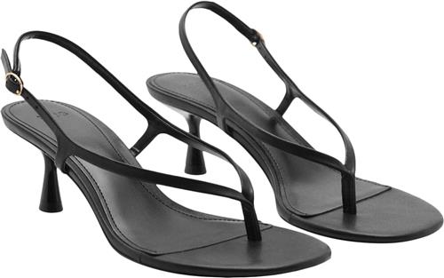 MANGO Sandals .- URI Kvinde Black Højhælede Sandaler Str 41 - hos Magasin