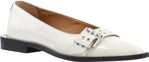 Se Bianco Biavictoria Buckle Ballet Flat Nappalak Kvinde Off White Nappala Ballerinaer Str 41 - hos Magasin ved Magasin