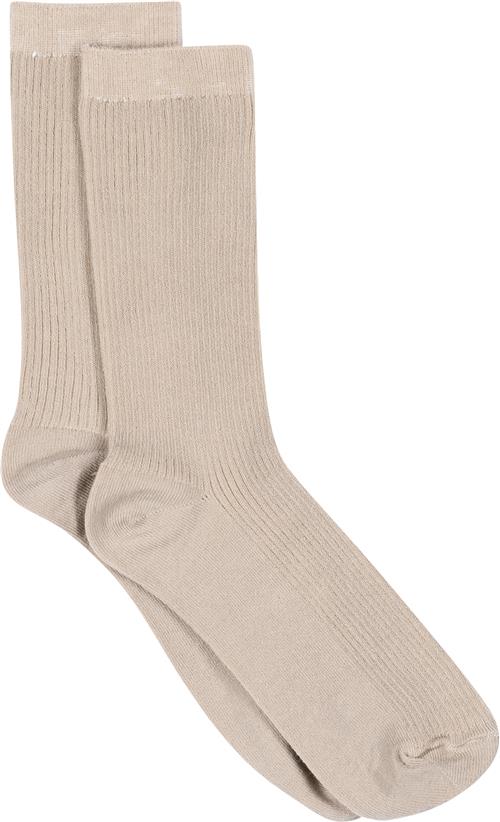 mp Denmark Fine Cotton rib Socks Ankelstrømper Str 37/39 - Bomuld hos Magasin