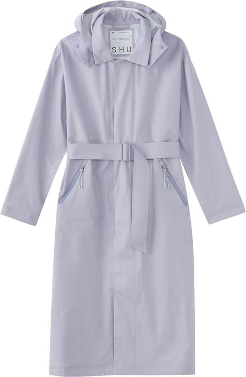 Se SHU SHU Ripstop Trench Coat W Kvinde Lilac Trenchcoats Str S - hos Magasin ved Magasin