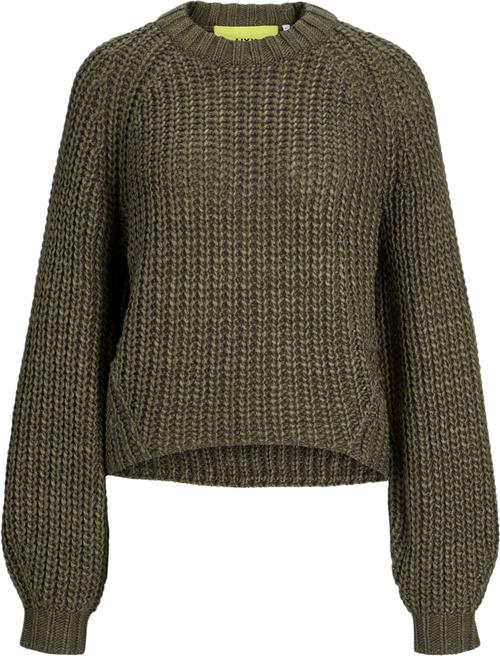 Se JJXX Jxkelly Chunky Crew Neck Knit SN Kvinde Kangaroo Toppe Regular Fit Str S - hos Magasin ved Magasin