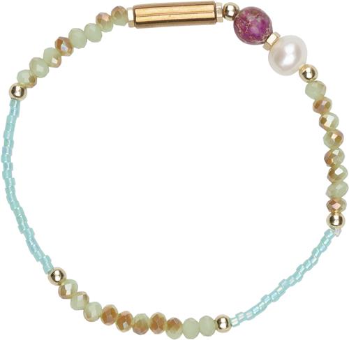 Sui Ava Sunbed Mood Bracelet ONE SIZE - Perlearmbånd hos Magasin