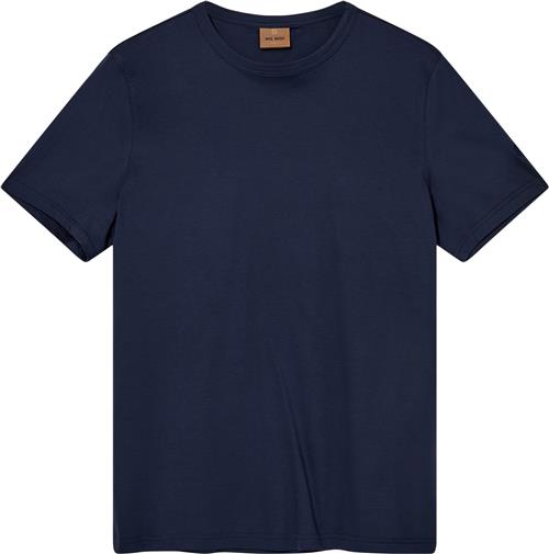 Mos Mosh Gallery Perry Crunch OSS Tee Mand Indigo Blue Kortærmede T-shirts Str XL - hos Magasin