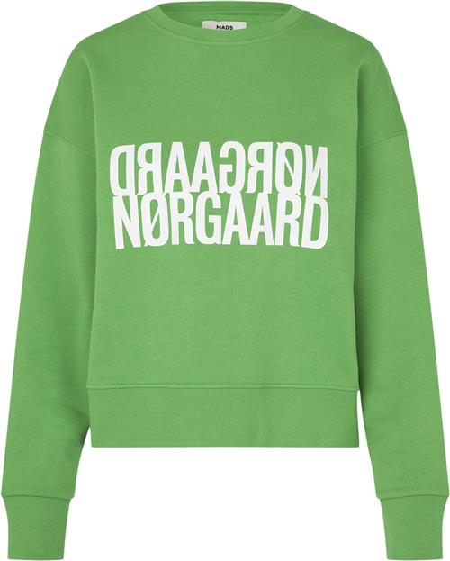 Mads Nørgaard - Copenhagen Organic Sweat Tilvina Sweatshirt Kvinde Poison Green Sweatshirts Regular Fit Str XS - Bomuld hos Magasin