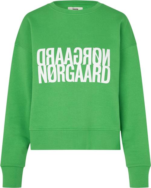 Mads Nørgaard - Copenhagen Organic Sweat Tilvina Sweatshirt Kvinde Poison Green Sweatshirts Regular Fit Str XXL - Bomuld hos Magasin