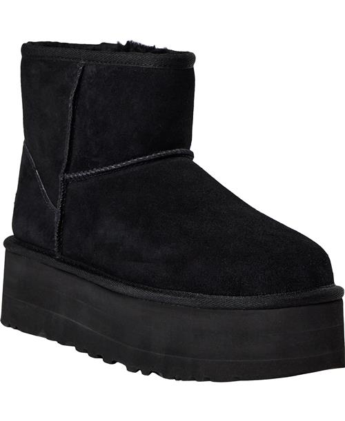 Se UGG W Classic Mini Platf Kvinde Black Vinterstøvler Str 36 - hos Magasin ved Magasin