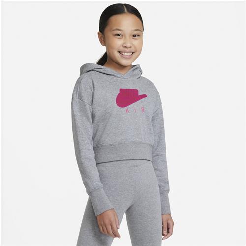 Nike Air Crop Haettetroje 122-128 / XS - Sweatshirts & Hættetrøjer Bomuld hos Magasin