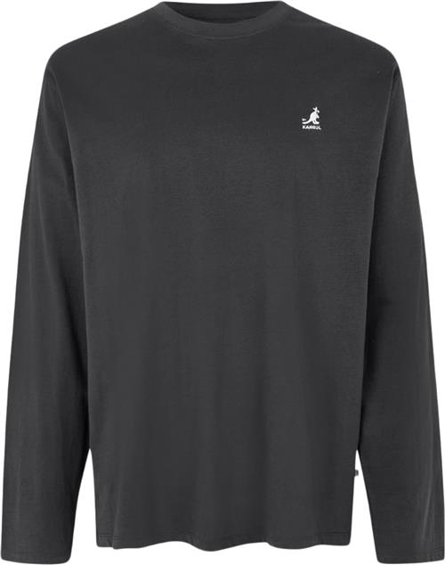 Se Kangol Harlem Longsleeve T-shirt Mand Faded Black Langærmede T-shirts Str L - Bomuld hos Magasin ved Magasin