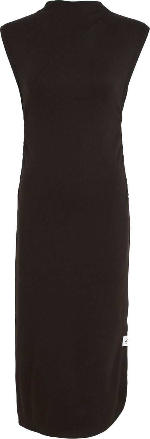 Calvin Klein Long Mock Neck Dress Kvinde Beh Maxi Kjoler Str XS - Bomuld hos Magasin