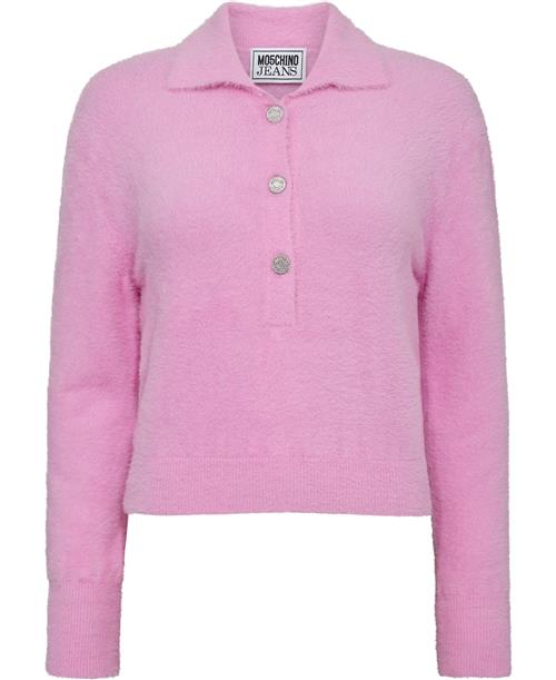 Mo5ch1no jeans Sweater Kvinde Violet 239 Cardigans Str S - hos Magasin