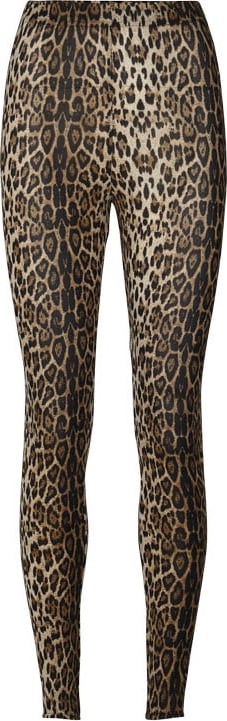 Lollys Laundry Dolly Leggings Kvinde Leopard Print Leggings Str L - Polyester hos Magasin